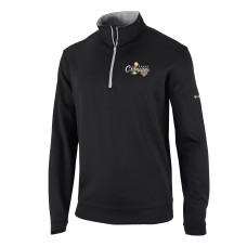 New York Knicks Columbia Black 2026 NBA Finals Champions Wickhams Hills Omni-Wick Quarter-Zip Pullover