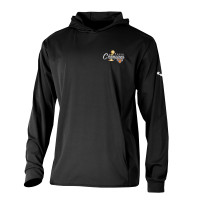 Толстовка New York Knicks Columbia Black 2026 NBA Finals Champions Long Drive