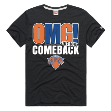 Футболка Unisex New York Knicks OG Anunoby Homage Charcoal OMG! Comeback Tri-Blend