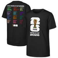 Подростковая Outerstuff FIFA World Cup 2026 Bracket T-Shirt - Black