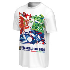 Футболка USA, Mexico & Canada Outerstuff FIFA World Cup 2026 Tournament Poster - White