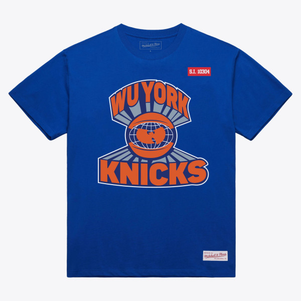 Футболка New York Knicks x Wu-Tang Mitchell & Ness Blue Wu York