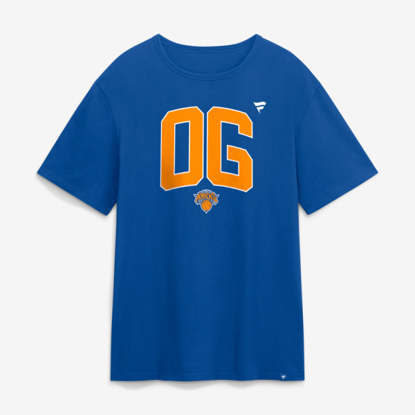 Футболка New York Knicks OG Anunoby Blue Name