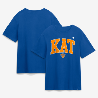 Футболка New York Knicks Karl-Anthony Towns Blue Initials