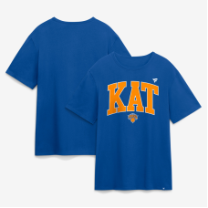 Футболка New York Knicks Karl-Anthony Towns Blue Initials