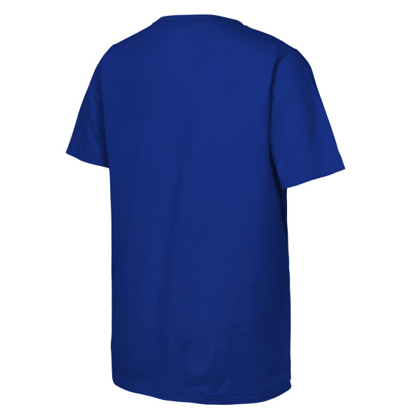 Подростковая New York Knicks Jalen Brunson Outerstuff Royal 2026 NBA Finals Champions History T-Shirt