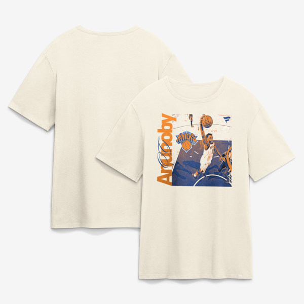 Футболка New York Knicks OG Anunoby Cream Hype