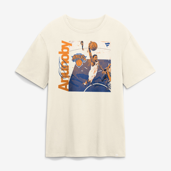 Футболка New York Knicks OG Anunoby Cream Hype