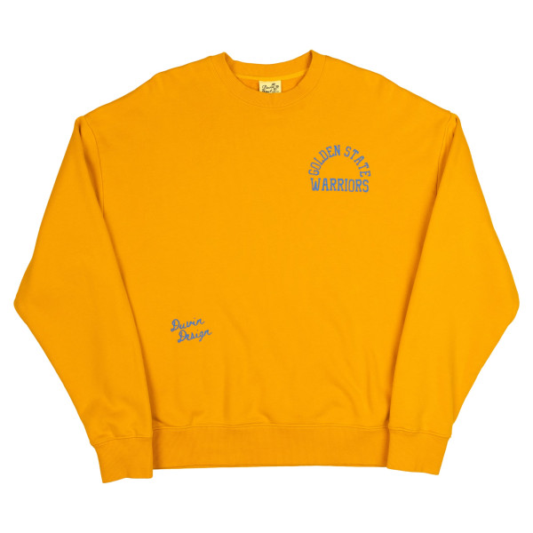 Свитшот Unisex Golden State Warriors Duvin Designs Co. Gold League Of Leisure Fleece