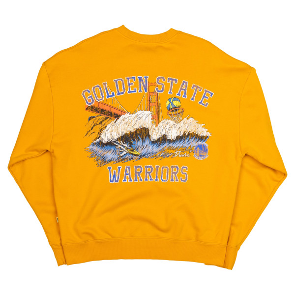 Свитшот Unisex Golden State Warriors Duvin Designs Co. Gold League Of Leisure Fleece