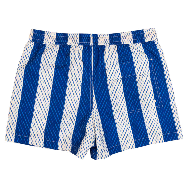 Golden State Warriors Duvin Designs Co. Blue League Of Leisure Swim Trunks