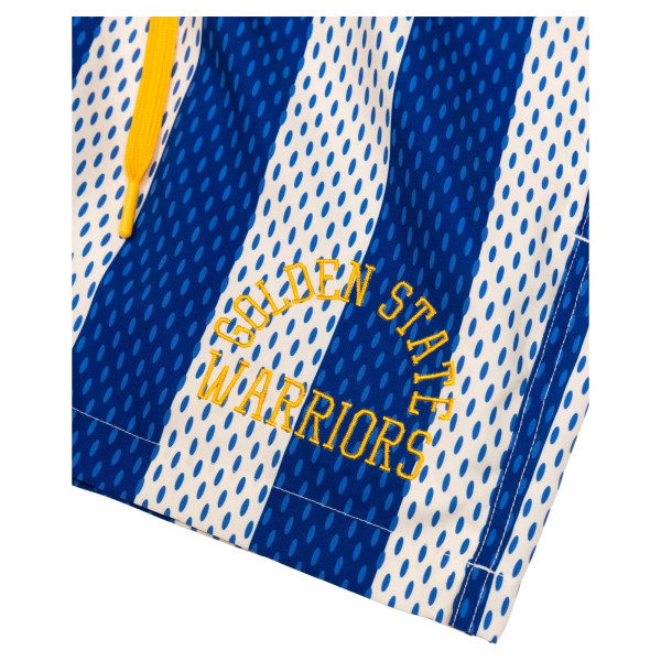 Golden State Warriors Duvin Designs Co. Blue League Of Leisure Swim Trunks