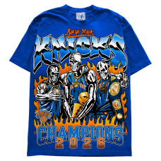 Футболка New York Knicks Warren Lotas Blue 2026 NBA Finals Champions