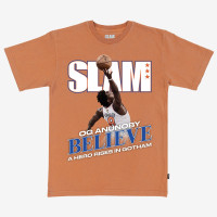 Футболка Unisex New York Knicks OG Anunoby SLAM Orange Cover Graphic