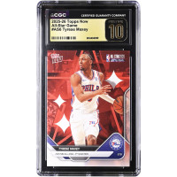Карточка Tyrese Maxey Philadelphia 76ers 2025-26 Topps Now All-Star Game #AS6 CGC Authenticated PRISTINE 10