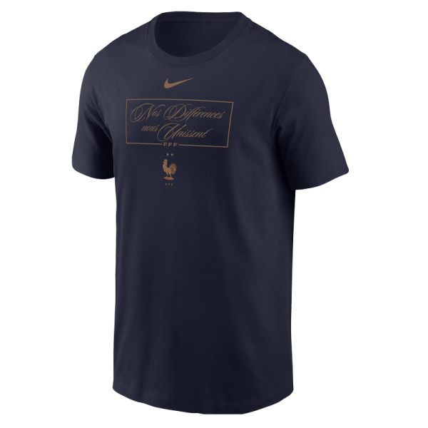 Футболка France National Team Nike Federation Wordmark - Navy