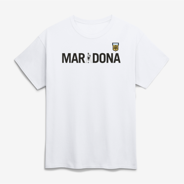 Футболка Diego Maradona Argentina National Team Graphic - White