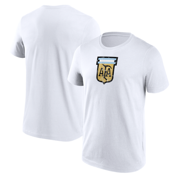 Футболка Argentina National Team Distressed Retro Logo - White