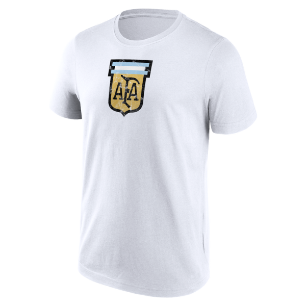 Футболка Argentina National Team Distressed Retro Logo - White