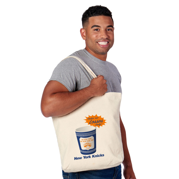 New York Knicks The Northwest Group Coffee Talk Canvas Tote Bag