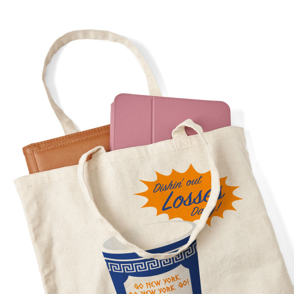 New York Knicks The Northwest Group Coffee Talk Canvas Tote Bag