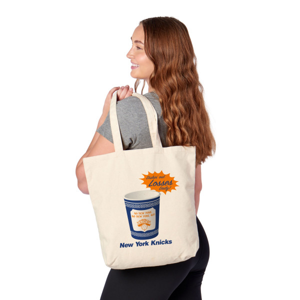 New York Knicks The Northwest Group Coffee Talk Canvas Tote Bag