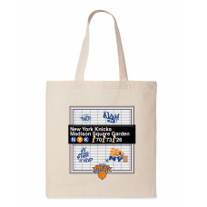 New York Knicks The Northwest Group Subway Stop Canvas Tote Bag