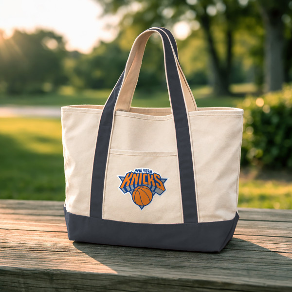 New York Knicks The Northwest Group Canvas Tote Bag with Straps