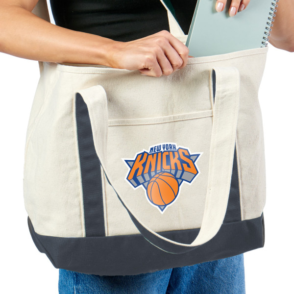 New York Knicks The Northwest Group Canvas Tote Bag with Straps