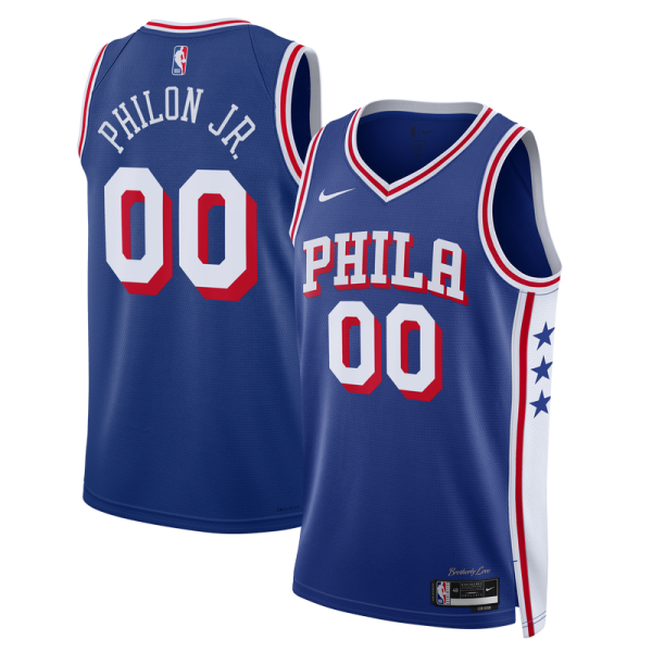 Джерси Unisex Philadelphia 76ers Labaron Philon Jr. Nike Royal Swingman - Icon Edition