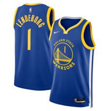 Джерси Unisex Golden State Warriors Yaxel Lendeborg Nike Royal Swingman - Icon Edition