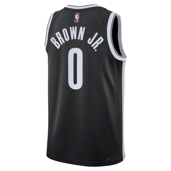 Джерси Unisex Brooklyn Nets Mikel Brown Jr. Nike Black Swingman - Icon Edition