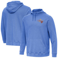 Толстовка New York Knicks Antigua Heather Blue 2026 NBA Finals Champions Official Cloud