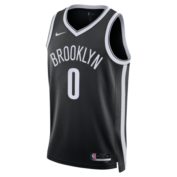 Детская джерси Brooklyn Nets Mikel Brown Jr. Nike Black Swingman - Icon Edition