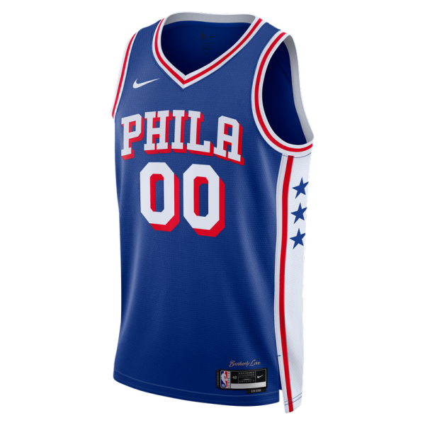 Детская джерси Philadelphia 76ers Labaron Philon Jr. Nike Royal Swingman - Icon Edition