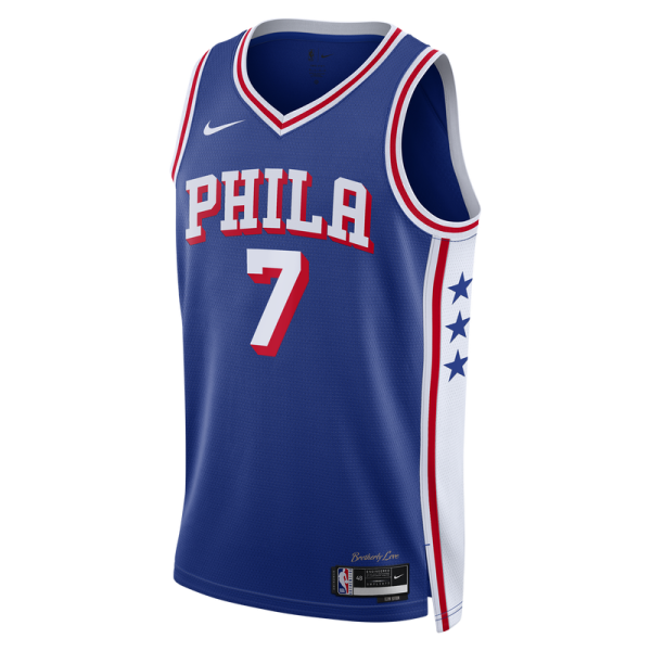 Джерси Unisex Philadelphia 76ers Jaylen Brown Nike Royal Swingman - Icon Edition