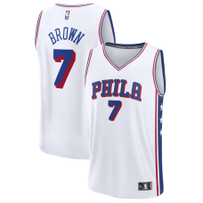 Джерси Philadelphia 76ers Jaylen Brown Fanatics White Fast Break - Association Edition