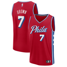 Джерси Philadelphia 76ers Jaylen Brown Fanatics Red Fast Break - Statement Edition