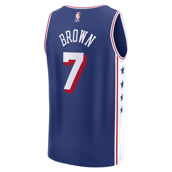 Джерси Philadelphia 76ers Jaylen Brown Fanatics Royal Fast Break - Icon Edition