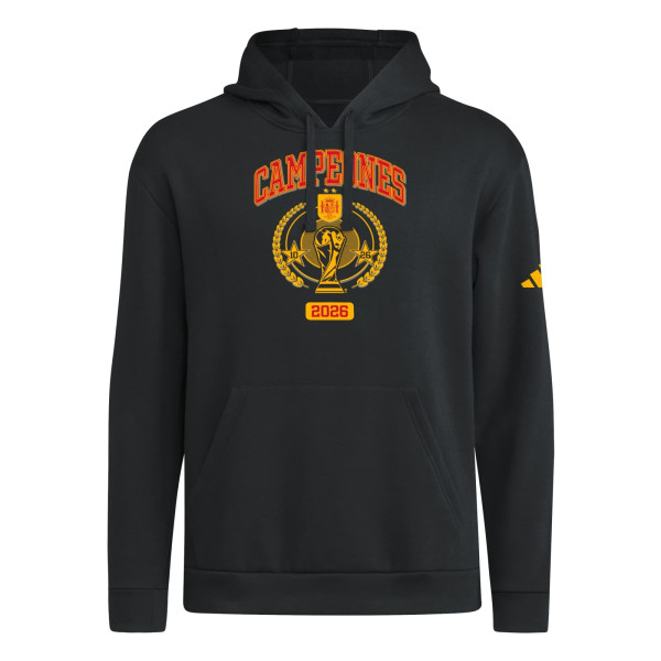 Толстовка Spain National Team adidas 2026 FIFA World Cup Champions Trophy - Black