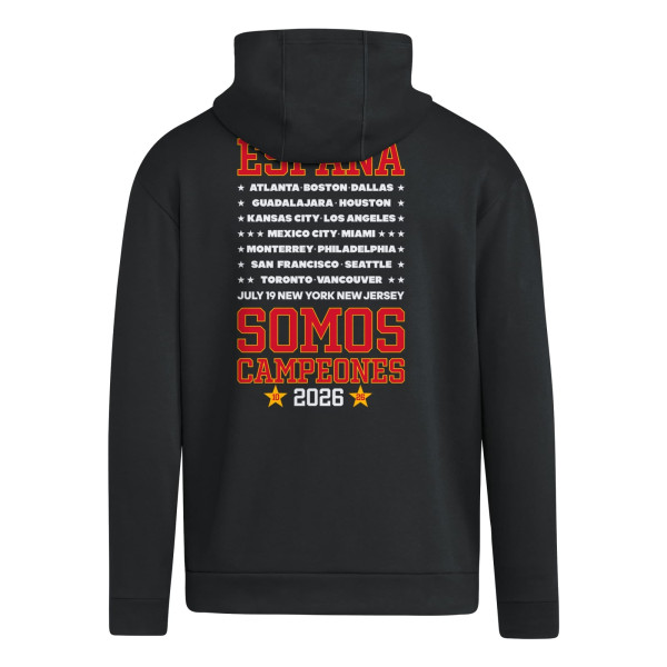 Толстовка Spain National Team adidas 2026 FIFA World Cup Champions Somos Campeones - Black