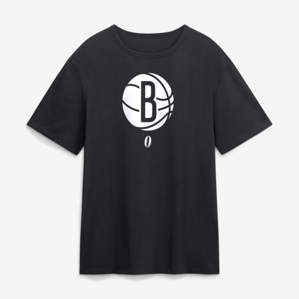 Футболка Brooklyn Nets Mikel Brown Jr. Black In the Paint Legacy