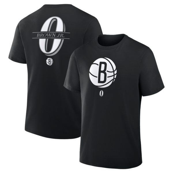 Футболка Brooklyn Nets Mikel Brown Jr. Black In the Paint Legacy