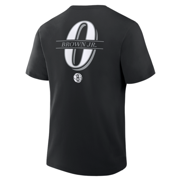 Футболка Brooklyn Nets Mikel Brown Jr. Black In the Paint Legacy
