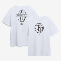 Футболка Brooklyn Nets Mikel Brown Jr. White In the Paint Legacy