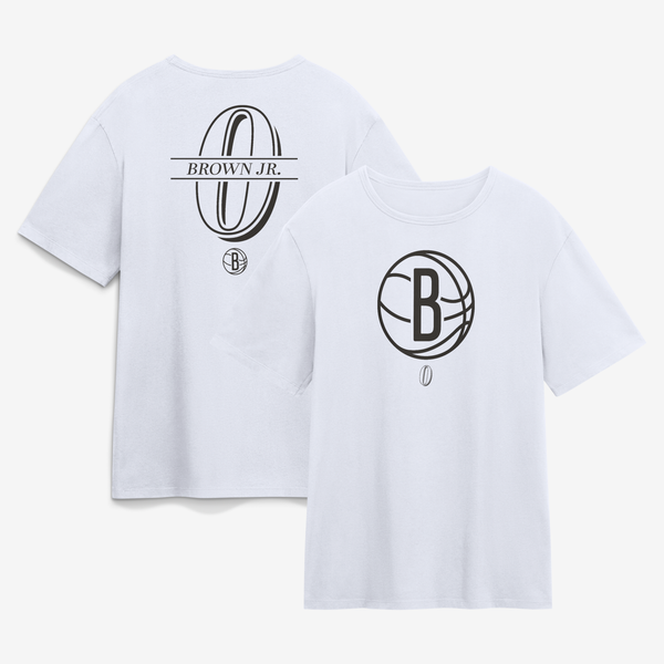 Футболка Brooklyn Nets Mikel Brown Jr. White In the Paint Legacy