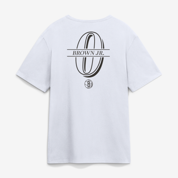 Футболка Brooklyn Nets Mikel Brown Jr. White In the Paint Legacy