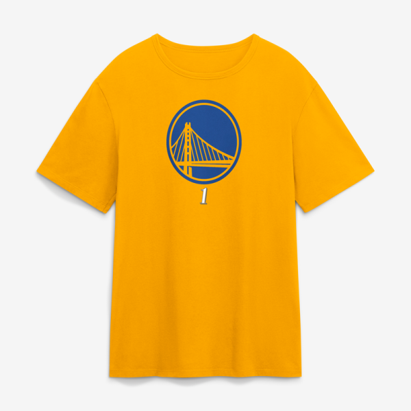 Футболка Golden State Warriors Yaxel Lendeborg Yellow In the Paint Legacy