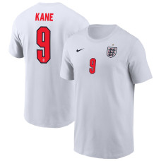 Футболка Harry Kane England National Team Nike Name & Number - White