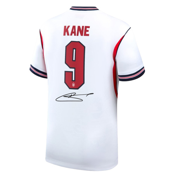 Джерси с автографом Harry Kane England National Team Fanatics Authentic White Nike FIFA World Cup 2026 Replica